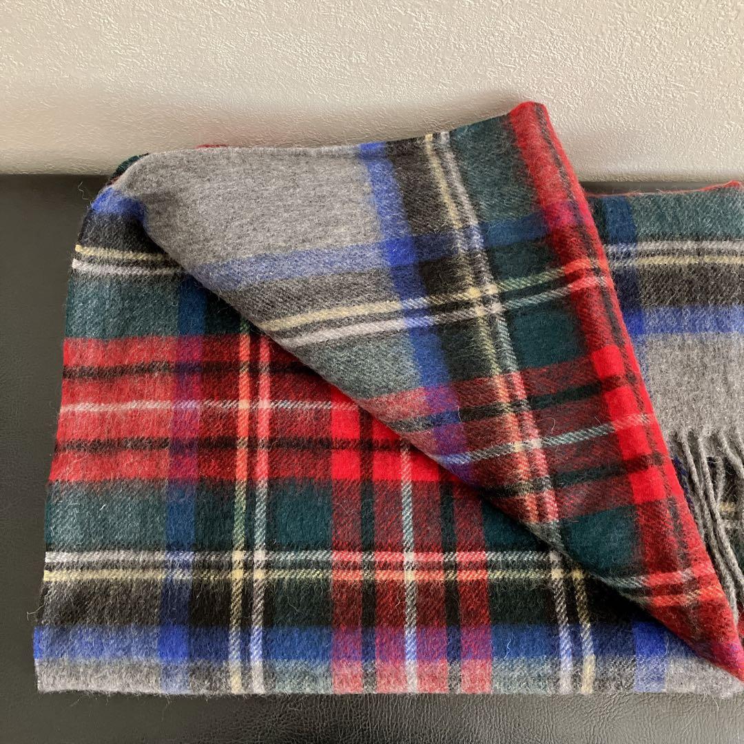 ☆未使用　ジョンストンズ 大判　カシミヤ　グレースチュワート　グレースチュアート