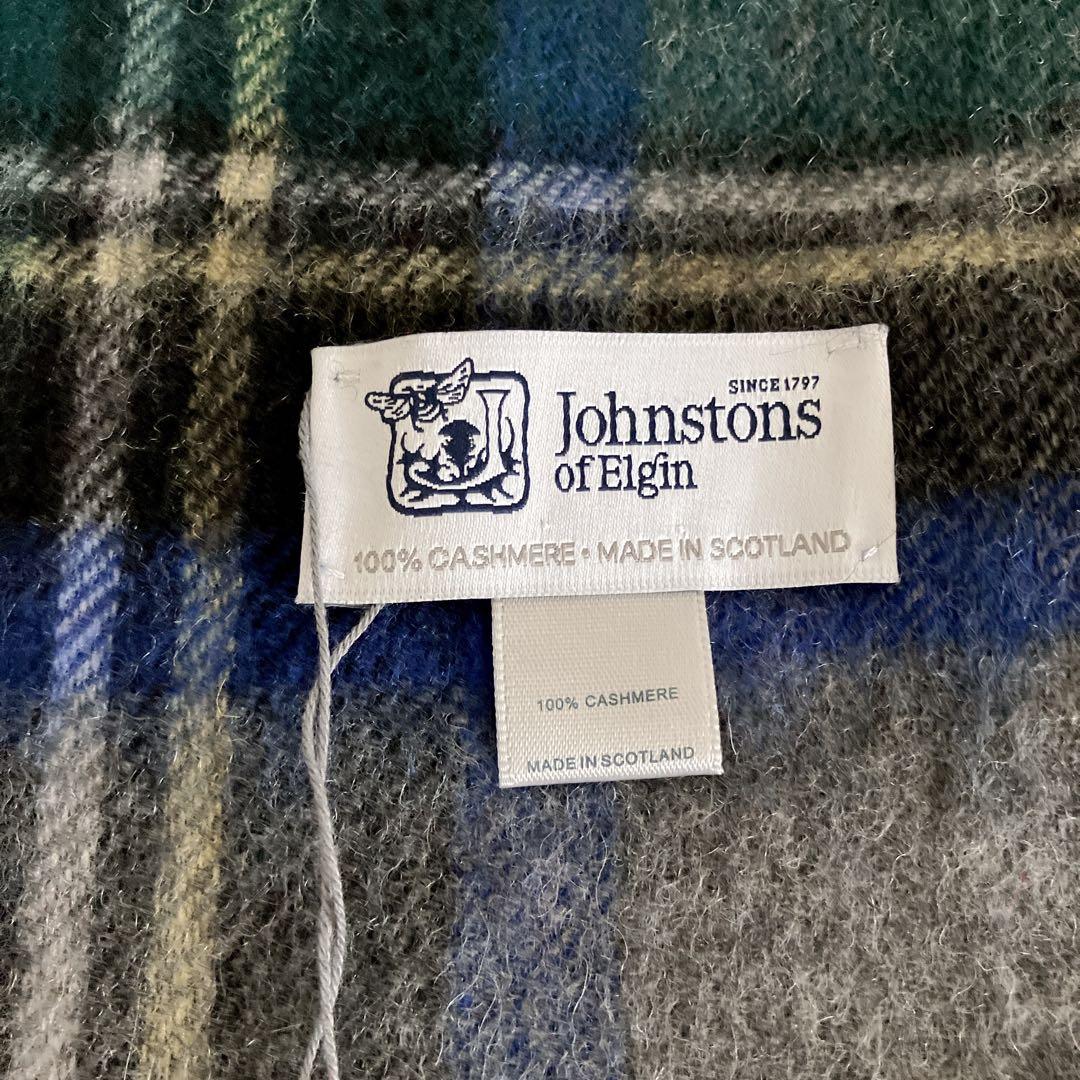 ☆未使用　ジョンストンズ 大判　カシミヤ　グレースチュワート　グレースチュアート