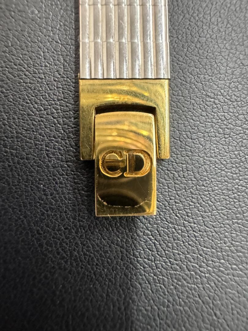 クリスチャンディオール 3025 ラウンド 腕時計 SS コンビ レディース