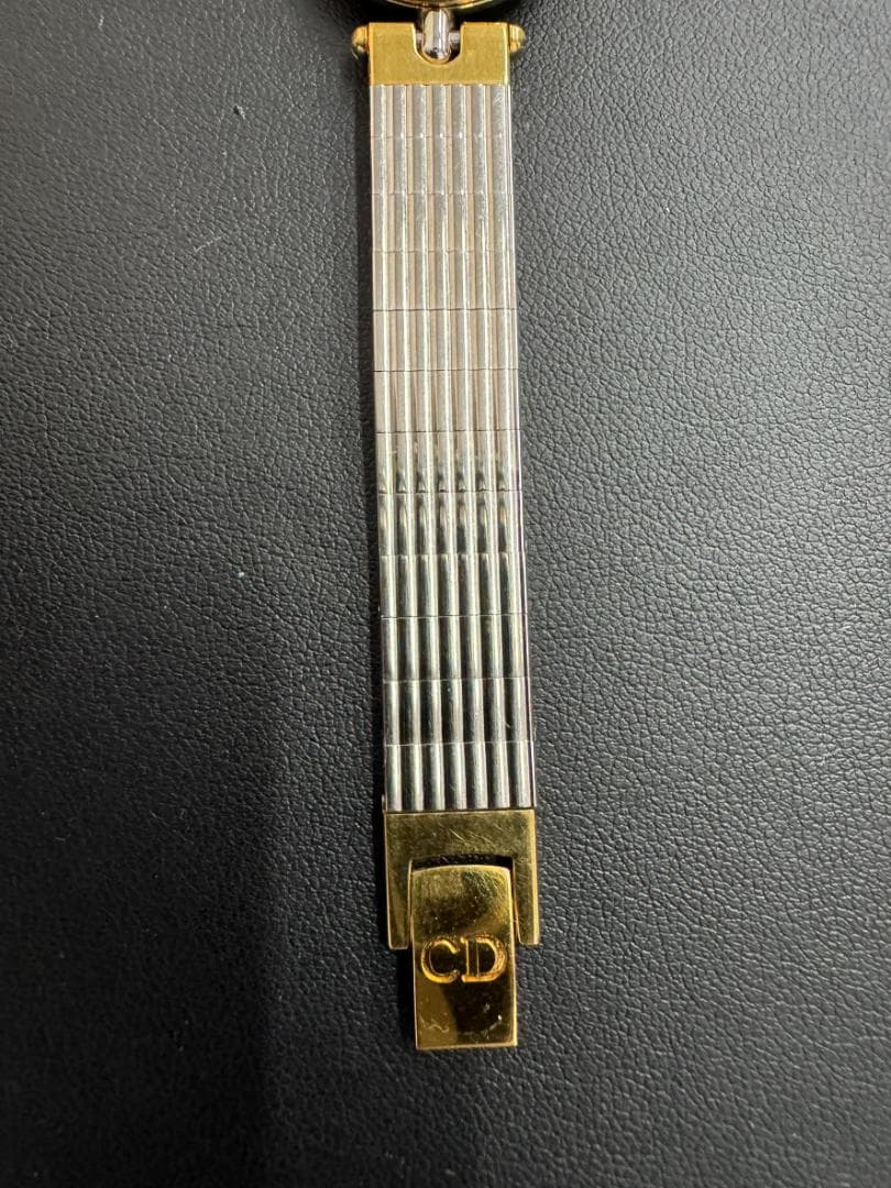 クリスチャンディオール 3025 ラウンド 腕時計 SS コンビ レディース