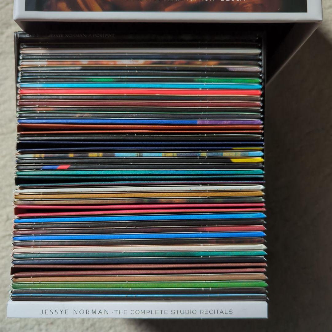 ジェシー・ノーマン／スタジオ・リサイタル全集（42CD＋3DVD）