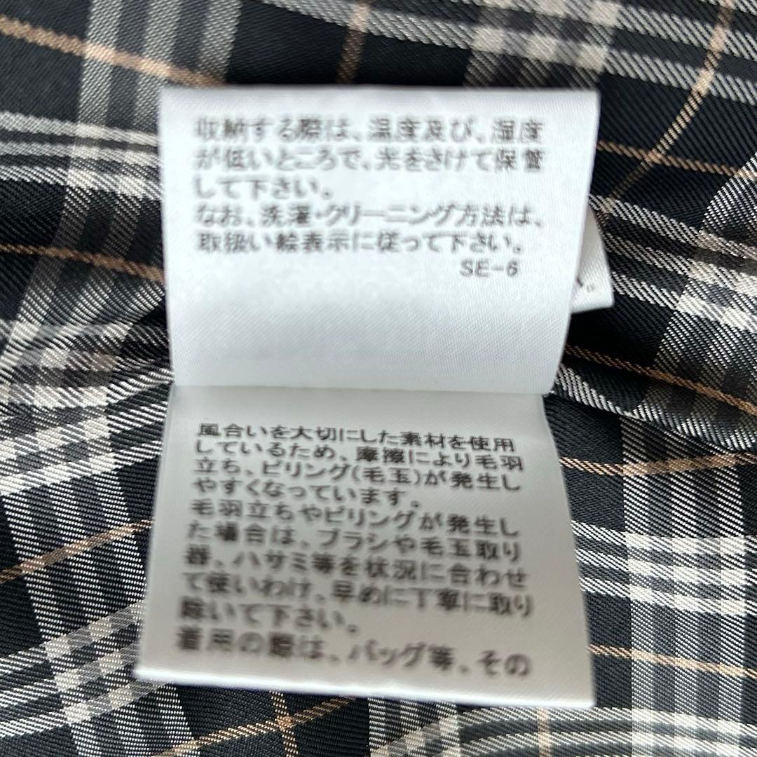 【極美品】バーバリーブルーレーベル ケープ　ポンチョ　コート ノバチェック　40