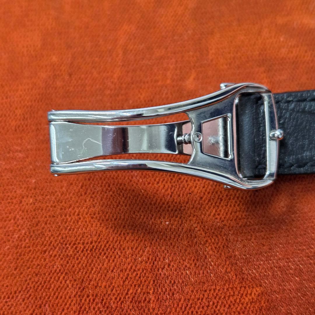 ブランパン 黒レザーベルトDバックル付き/バネ棒付き