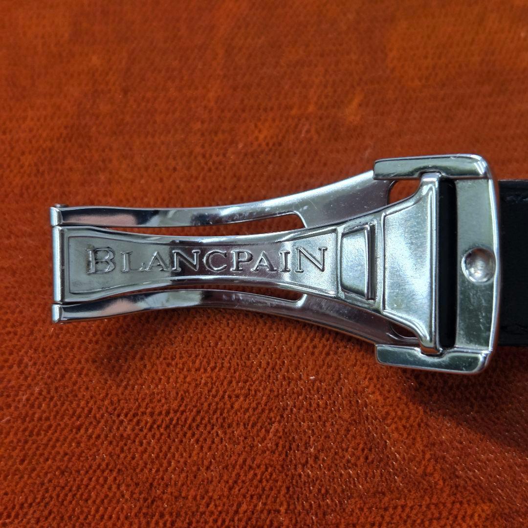 ブランパン 黒レザーベルトDバックル付き/バネ棒付き