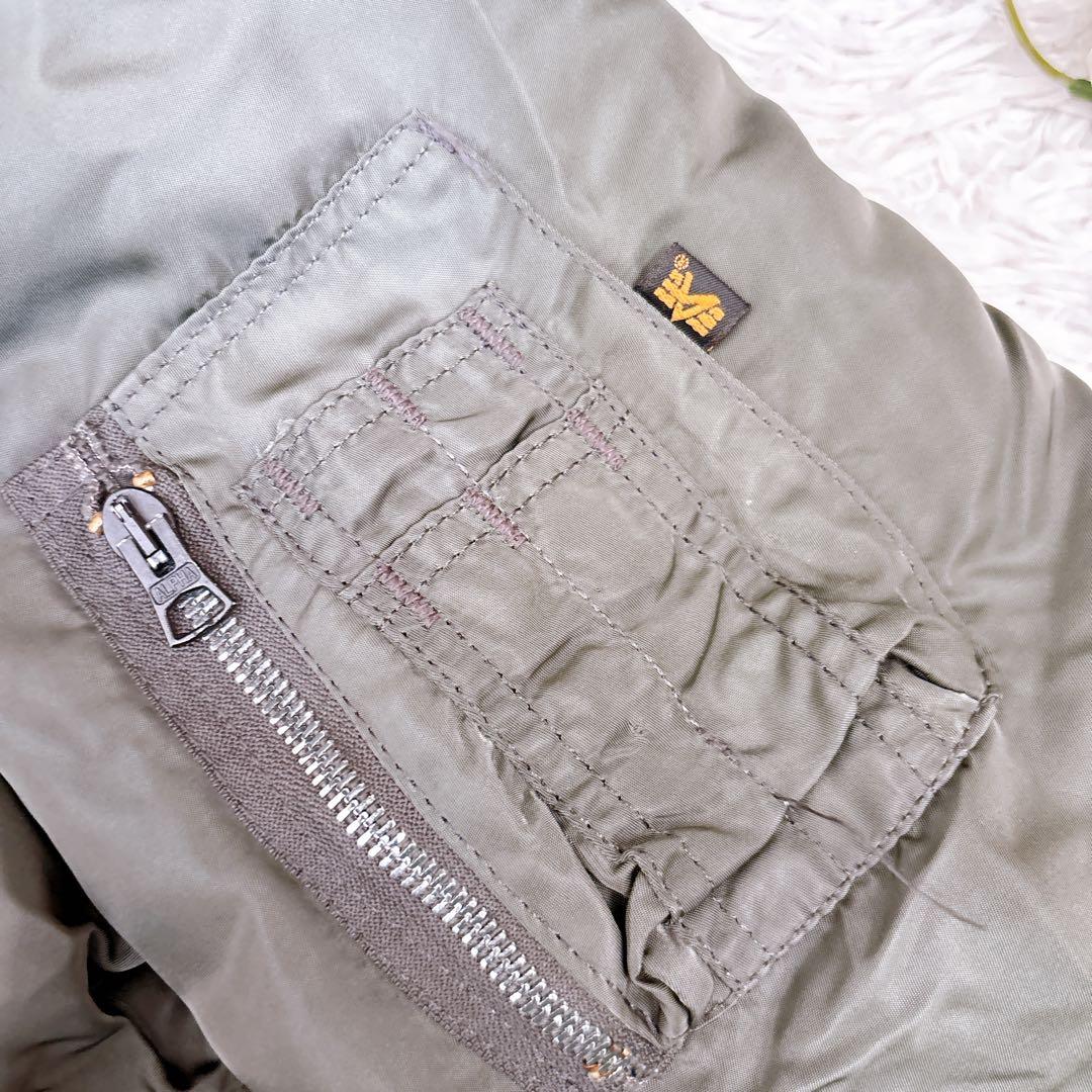 USA製 アルファ MA-1 MIL-J-8279 フライトジャケット　M