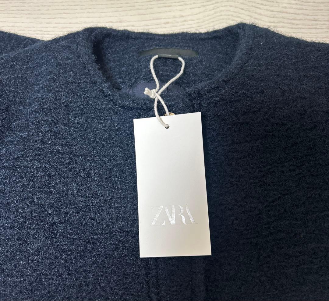完売品 ZARA ブークレジャケット Mサイズ　新品タグ付き