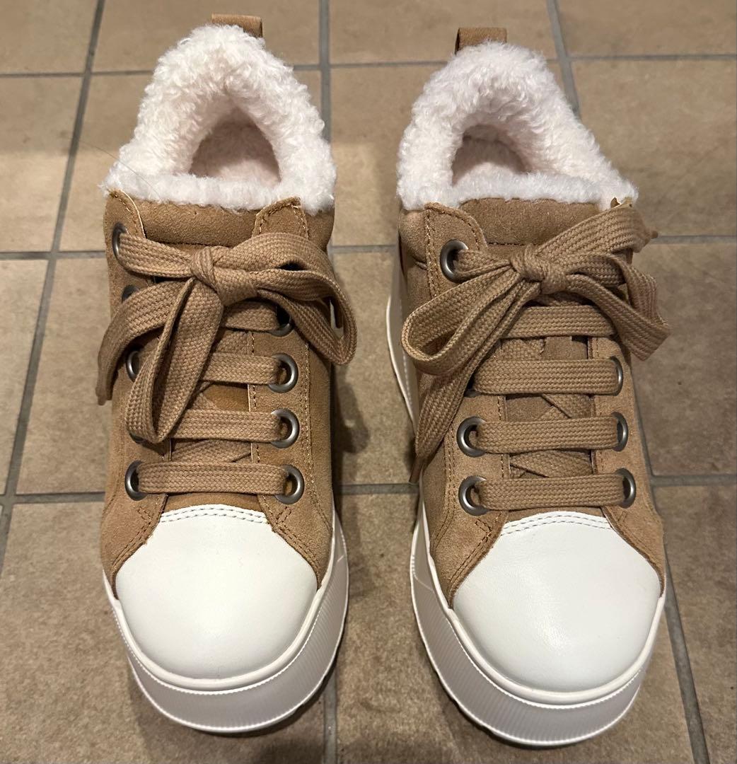 CRAMMY プラットフォーム スエードスニーカー Mサイズ 新品未使用