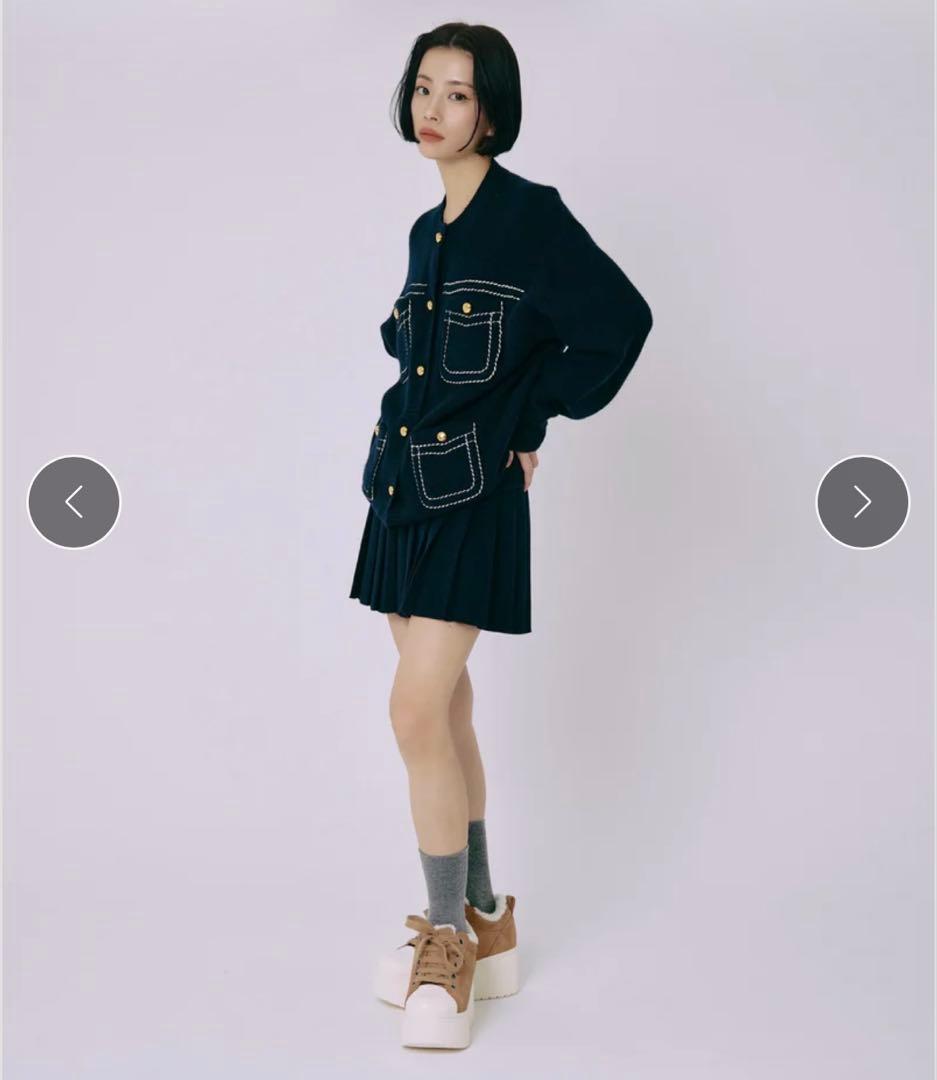 CRAMMY プラットフォーム スエードスニーカー Mサイズ 新品未使用