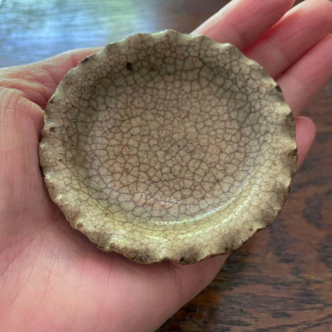 アンティーク　御深井焼　豆皿　2つセット