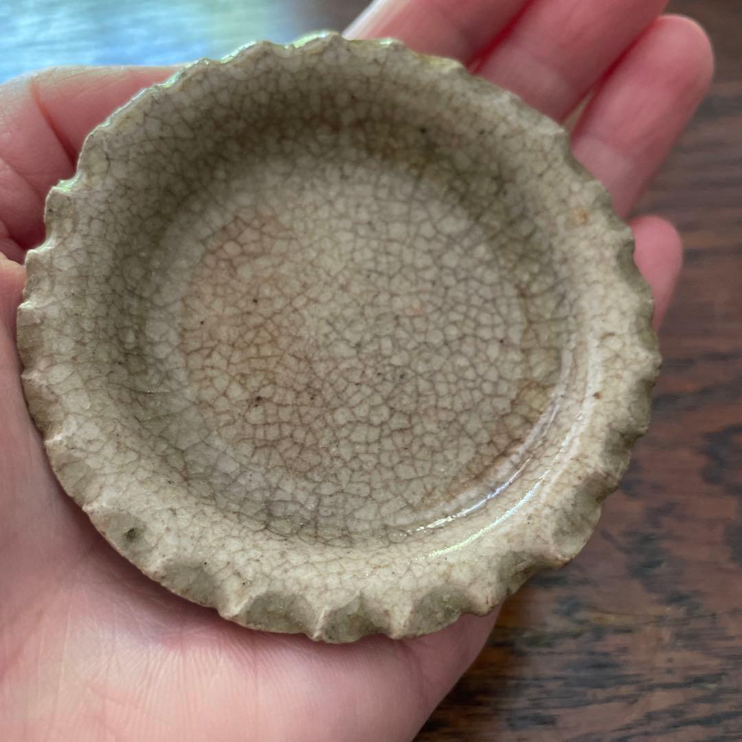 アンティーク　御深井焼　豆皿　2つセット