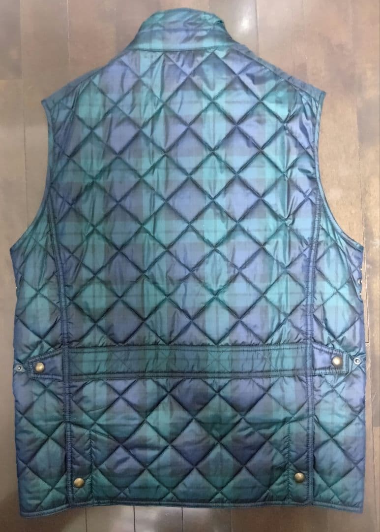 Polo Ralph Lauren ブラックウォッチ キルティングベスト M