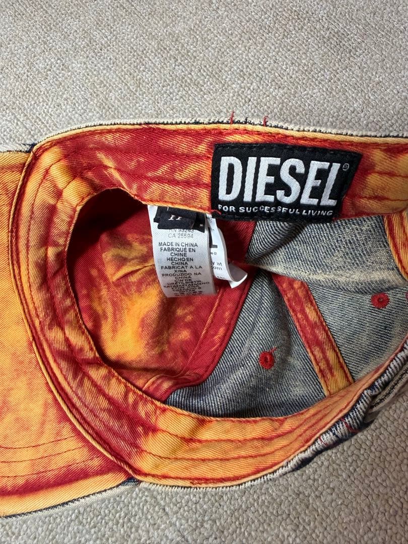 最終価格DIESEL デニムキャップ
