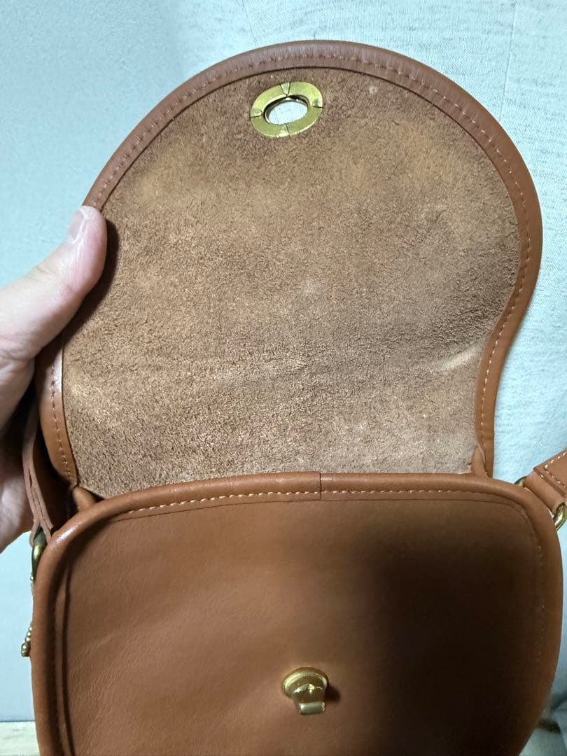 コーチ　coach ショルダーバッグ　レザー　ブラウン　アメリカ製　オールド