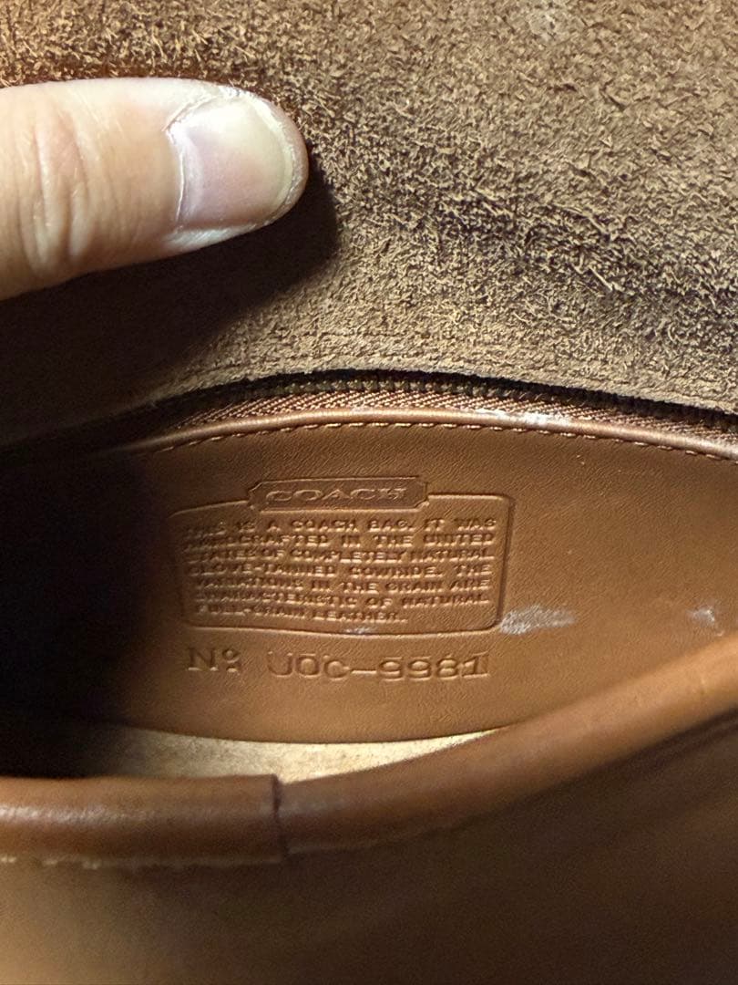 コーチ　coach ショルダーバッグ　レザー　ブラウン　アメリカ製　オールド