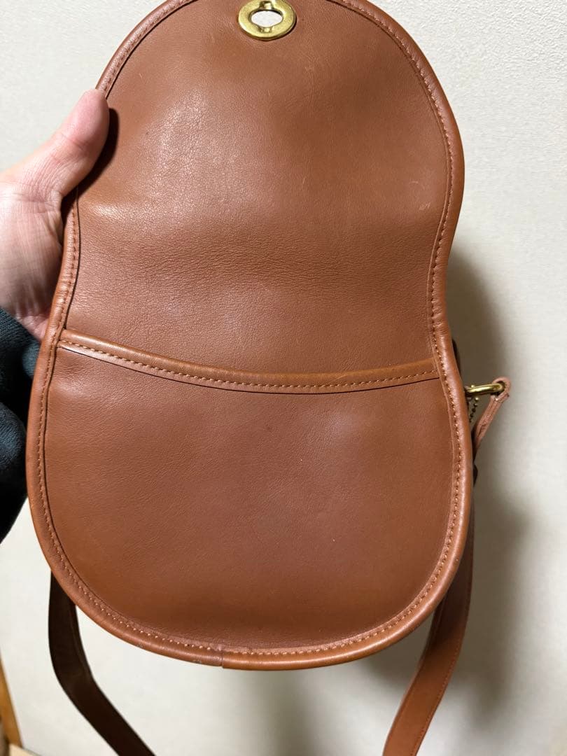 コーチ　coach ショルダーバッグ　レザー　ブラウン　アメリカ製　オールド