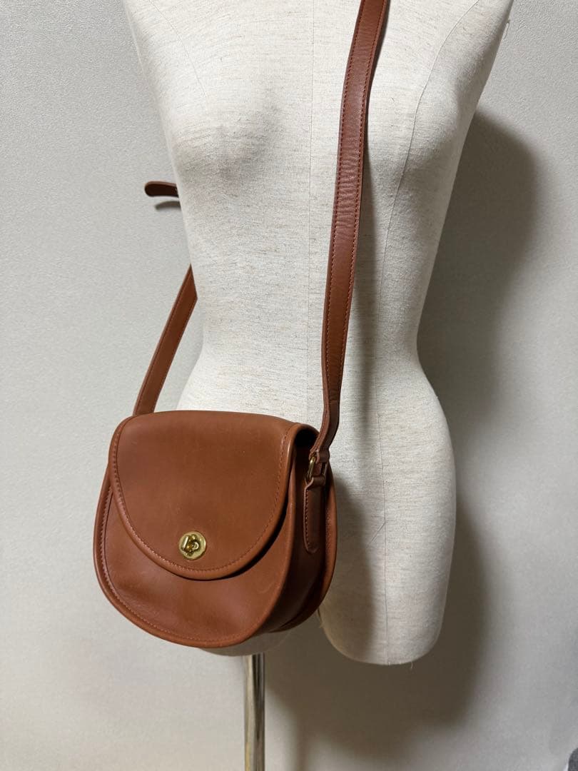 コーチ　coach ショルダーバッグ　レザー　ブラウン　アメリカ製　オールド