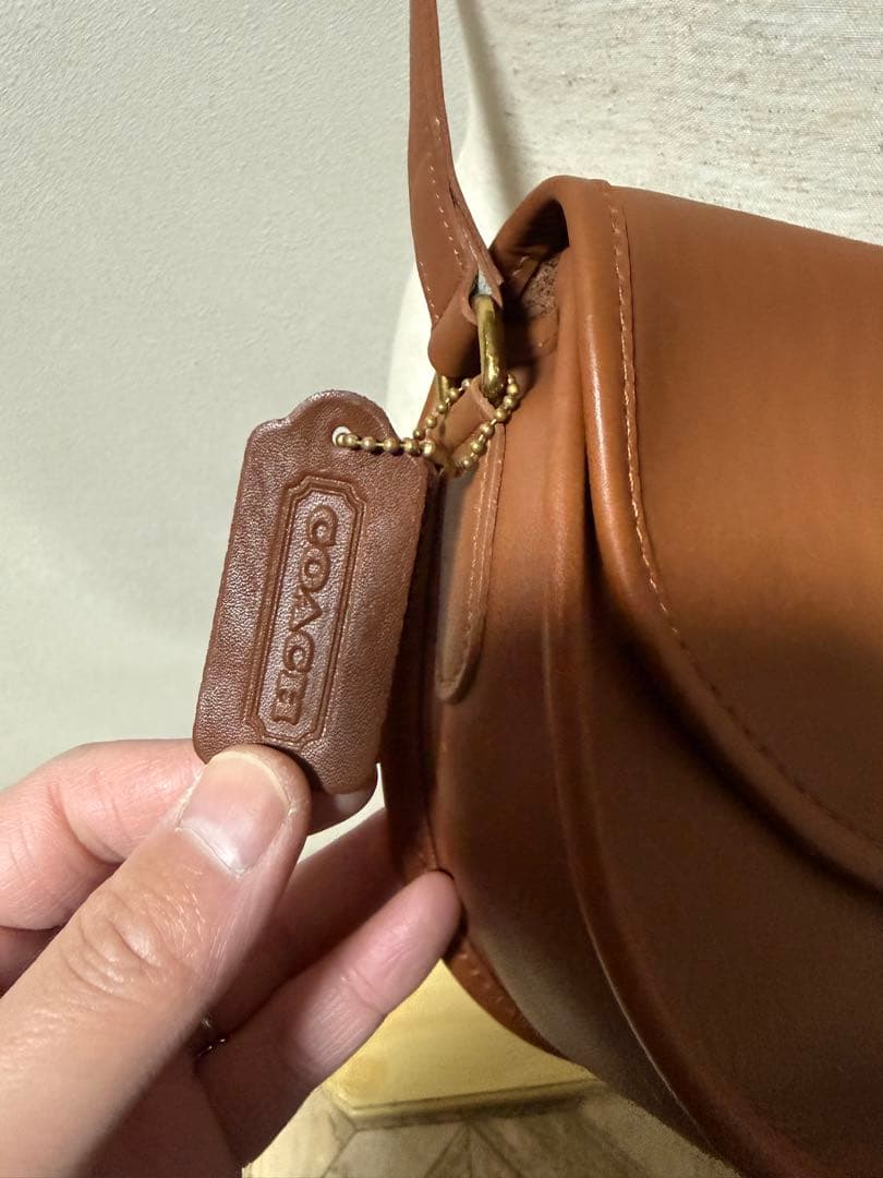 コーチ　coach ショルダーバッグ　レザー　ブラウン　アメリカ製　オールド