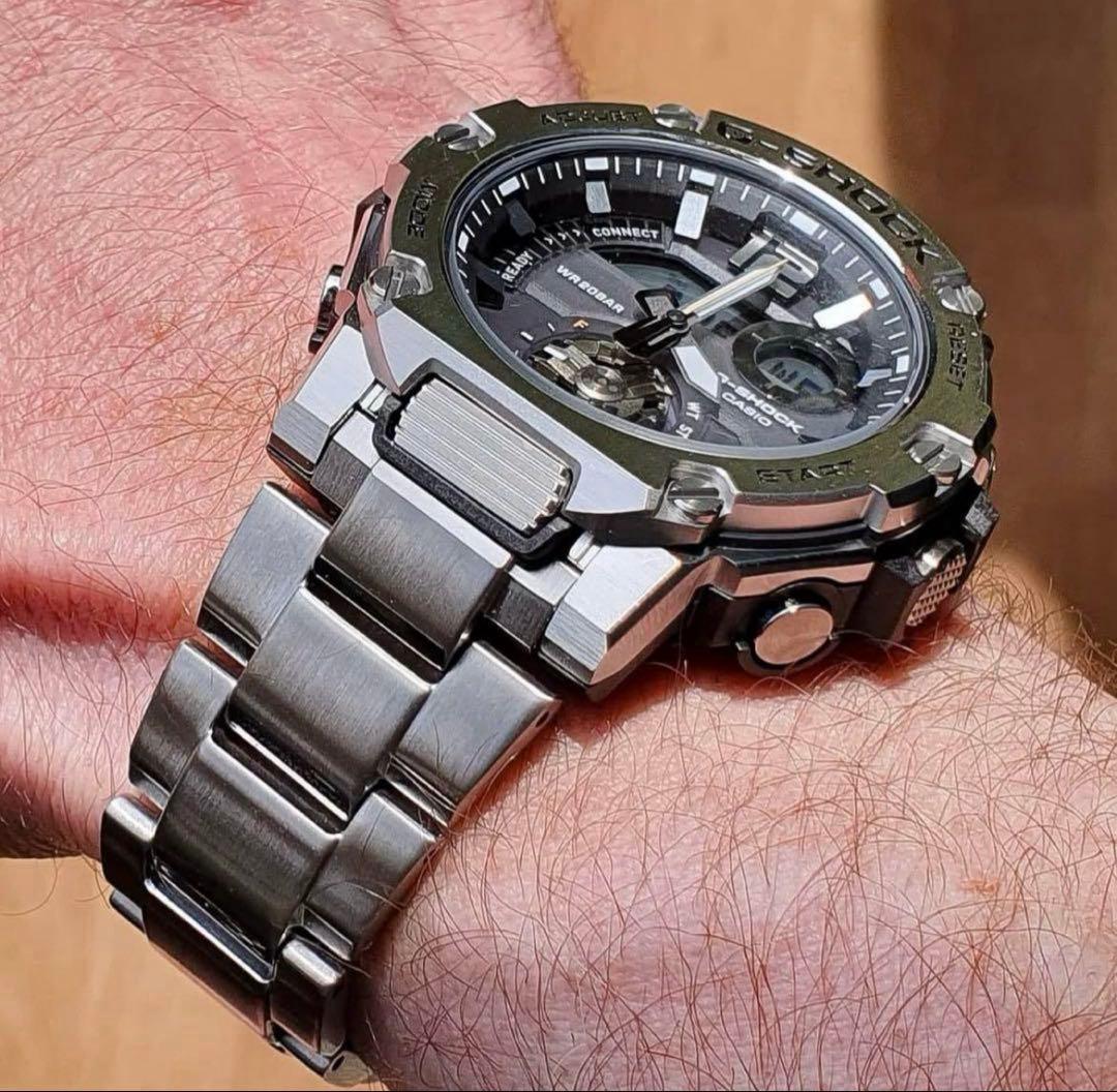 【新品未使用、完備品】G-SHOCK GST-B300 Bluetooth搭載