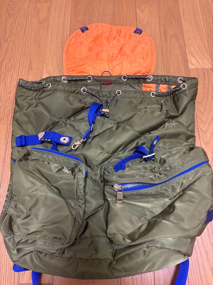 sacai porter バックパック リュック　カーキ 2018年