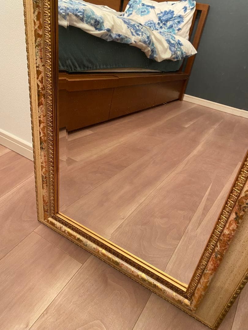値下げ　イタリアアンティークミラー　美品♡