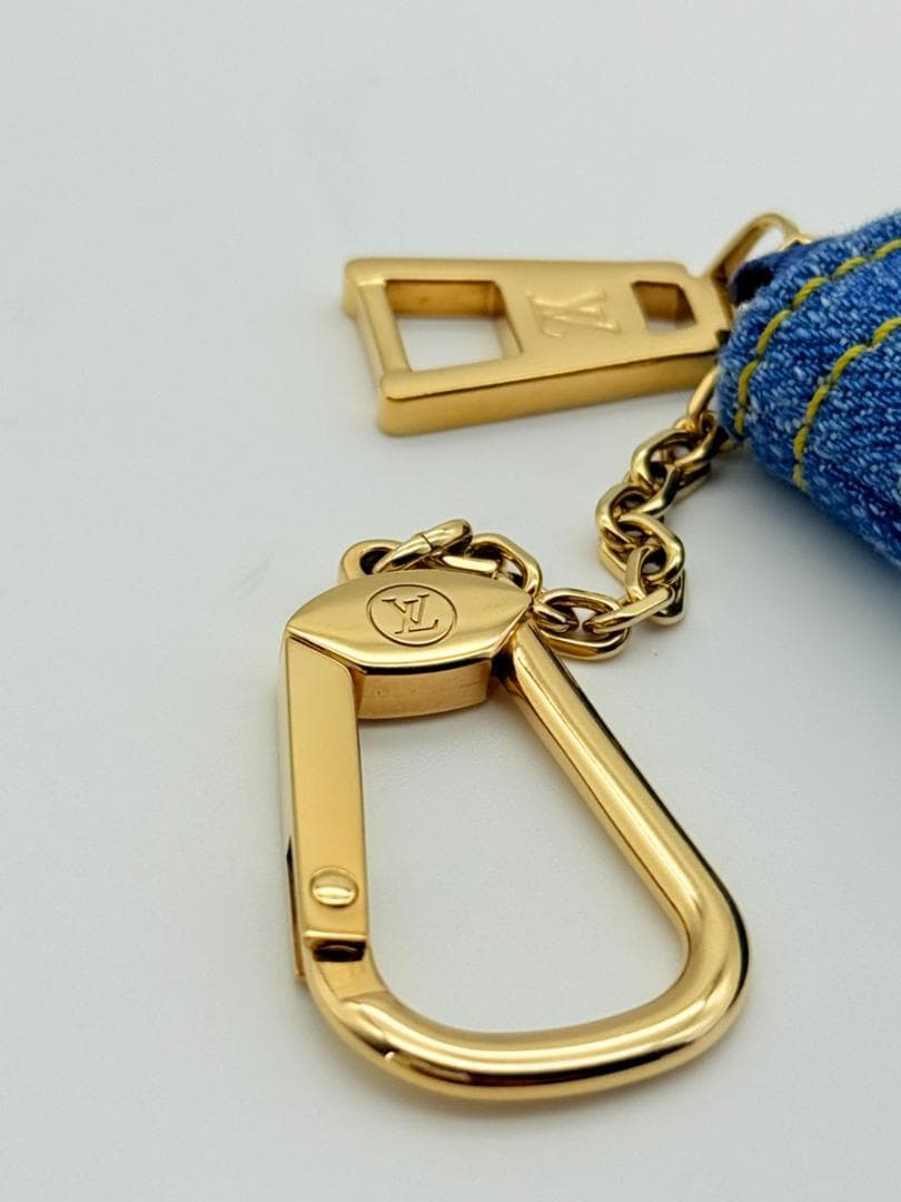 未使用◇ルイヴィトン モノグラムデニム ポシェット・クレ ケース