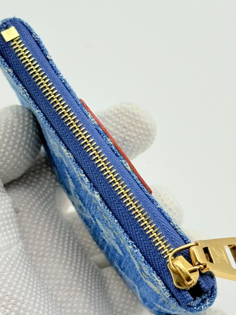 未使用◇ルイヴィトン モノグラムデニム ポシェット・クレ ケース