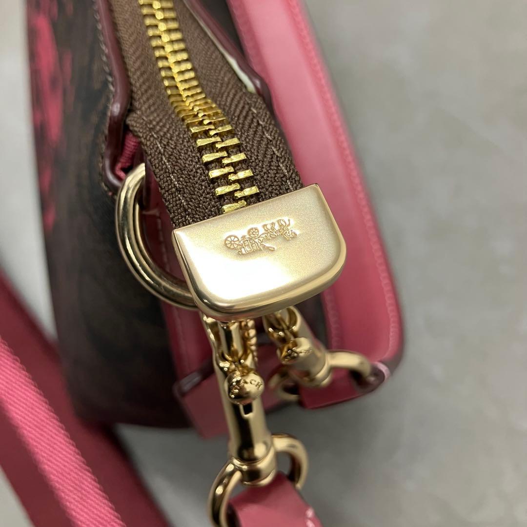 n*o様 海外買付品 COACH ショルダーバッグ サコッシュ ホース ブラック