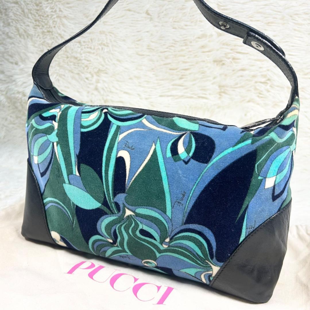 希少✨ エミリオプッチ スエード ワンショルダーバッグ アクセサリーポーチ