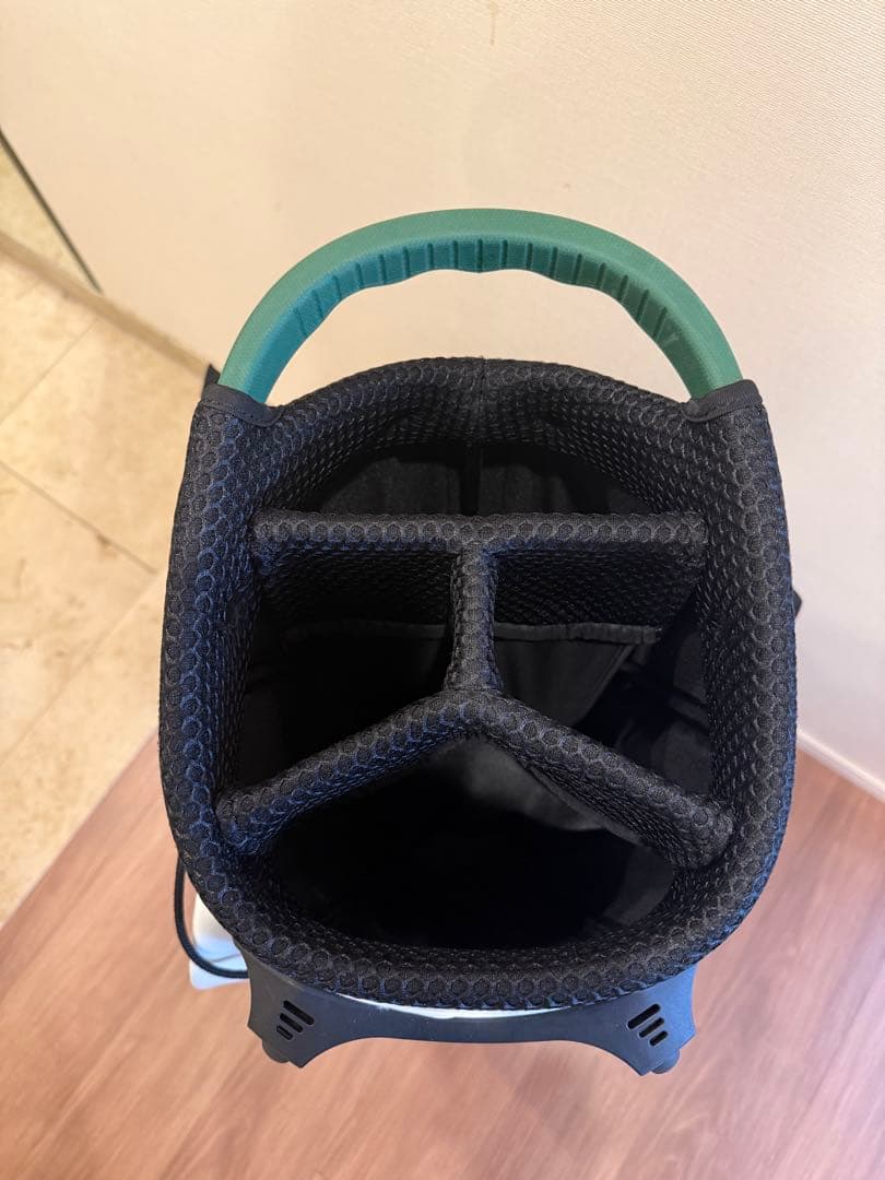 Piretti キャディバッグ ホワイト/グリーン