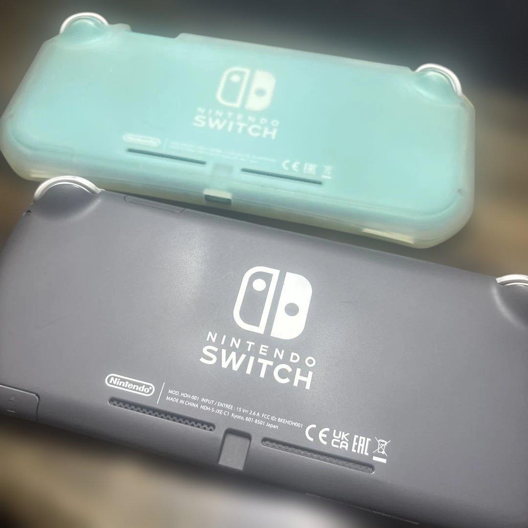Nintendo Switch Lite グレー 水色 2台セット
