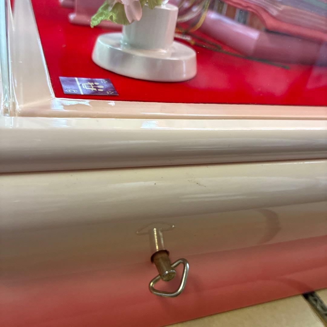 雛人形　アクリルケース　木枠ピンク（※2月9日削除予定）