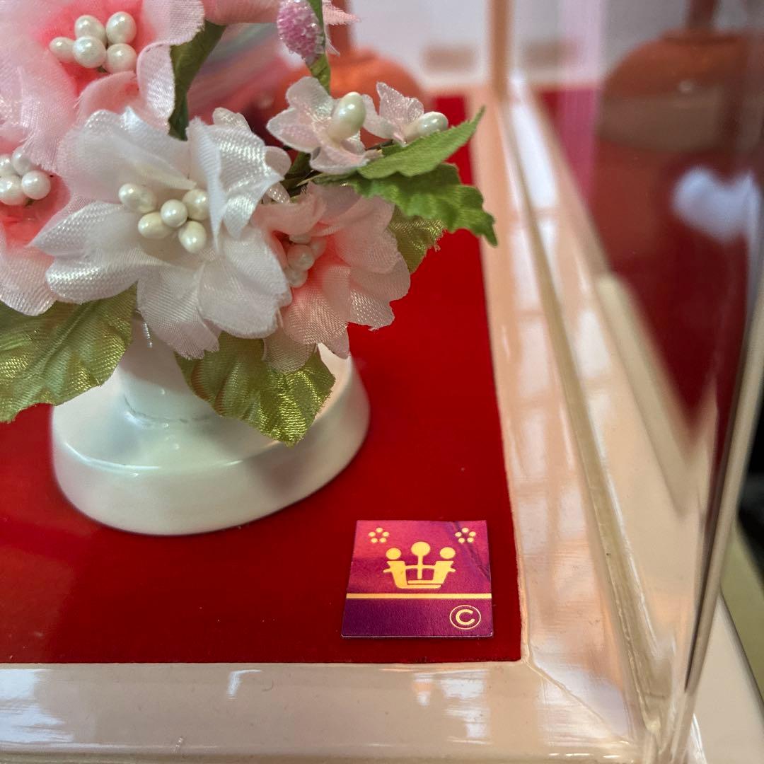 雛人形　アクリルケース　木枠ピンク（※2月9日削除予定）