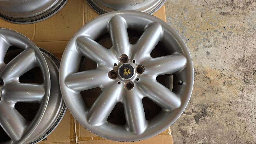 【引取限定】MINI純正　17インチ シルバー 5スポークホイール