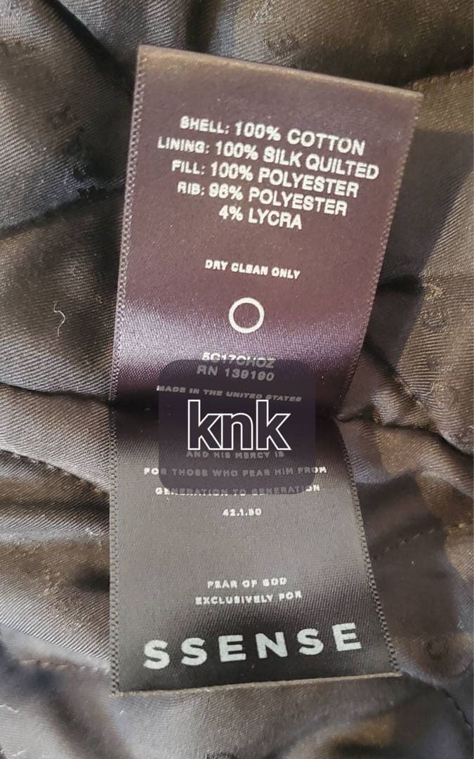 fear of god fifth collection × ssense