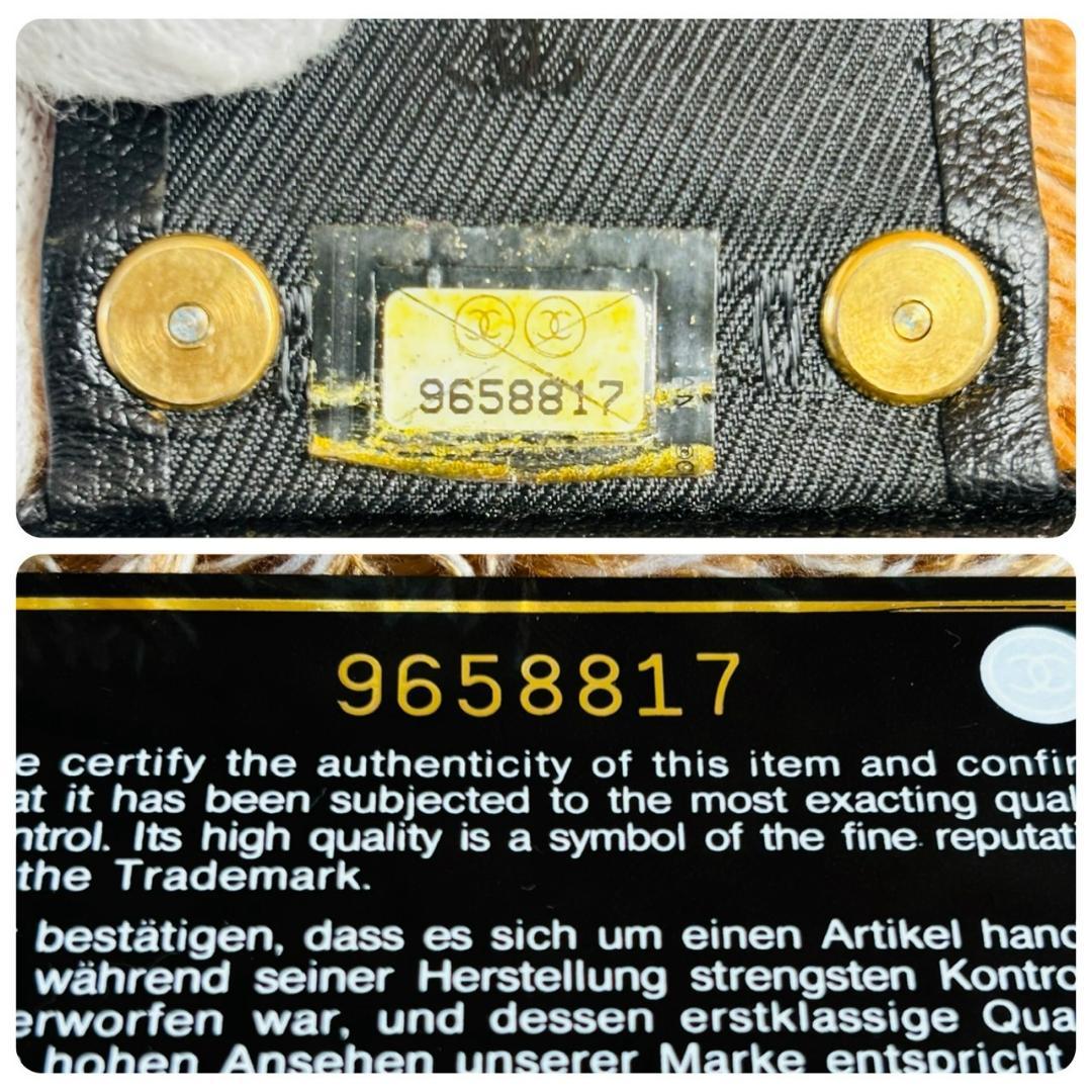 CHANEL 6連　キーケース ブラック　ココボタン　ココマーク　レザー