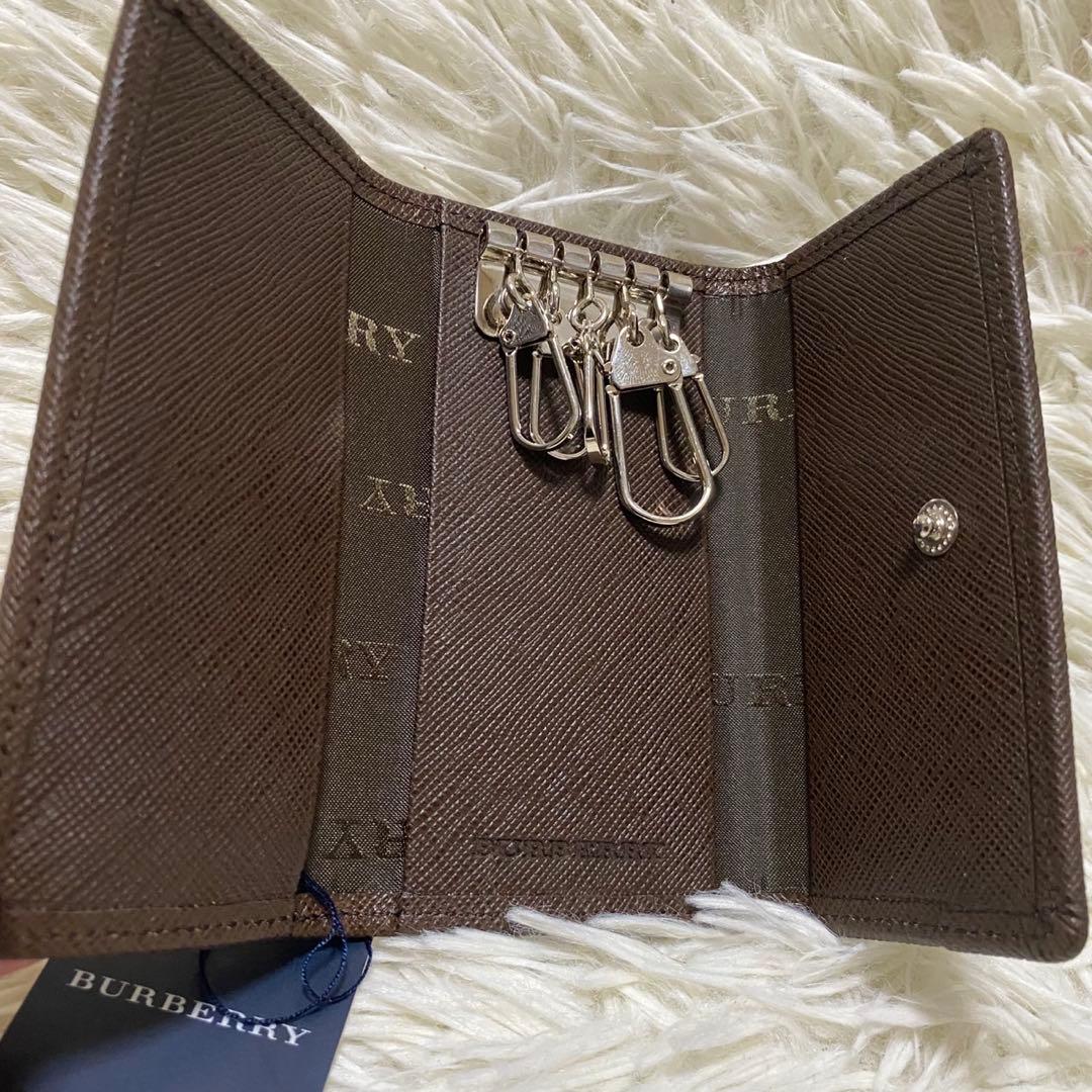 【未使用・箱付き✨】BURBERRY 5連 キーケース ノバチェック