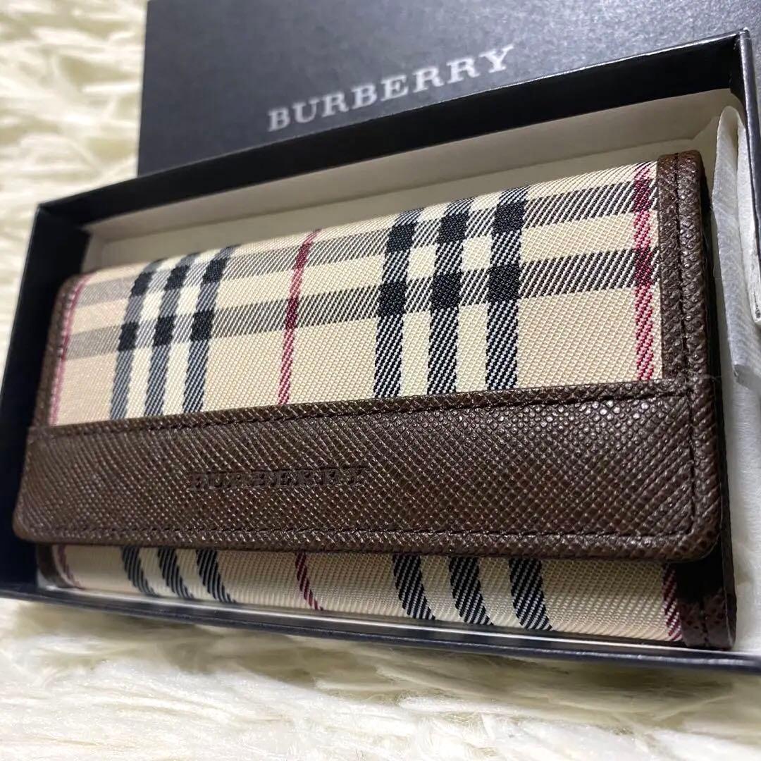 【未使用・箱付き✨】BURBERRY 5連 キーケース ノバチェック