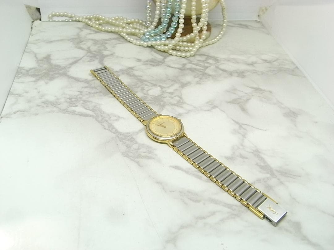 ヴィンテージ　YSL　イヴサンローラン　レディース　ウォッチ　薄21