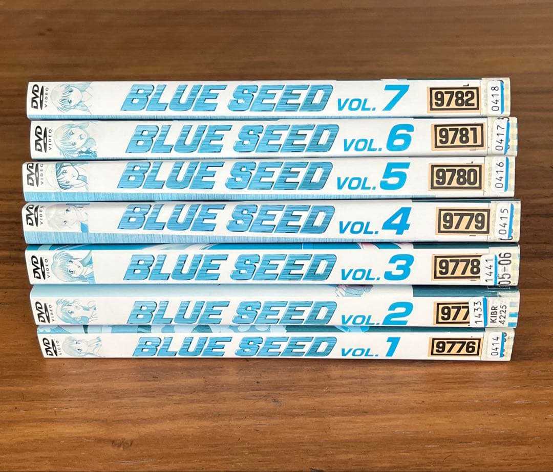 BLUE SEED ブルーシード　DVD 全7巻　全巻セット