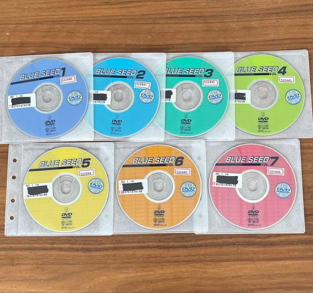 BLUE SEED ブルーシード　DVD 全7巻　全巻セット