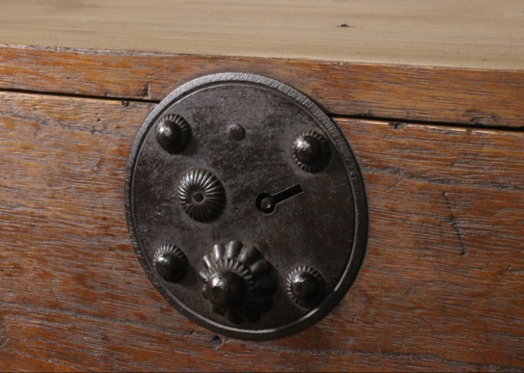 庄内箪笥 レトロ アンティーク 扉付4杯 前桐 時代箪笥 サイドボード 古家具