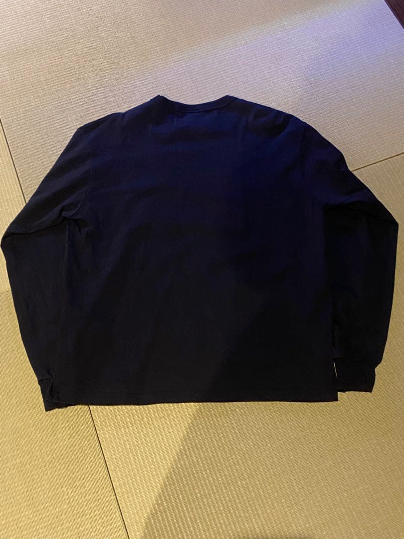 Schott ショットロングTシャツ「ピンナップ」 ロンT メンズ長袖　ブラック