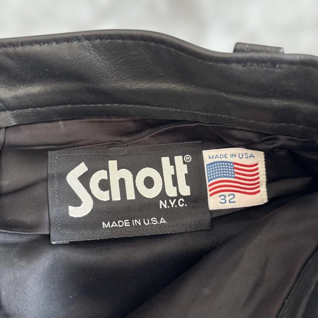 レザー ストレートレッグパンツ 黒