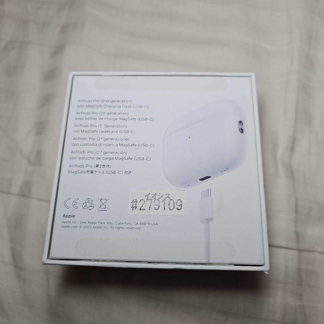 【apple care5月まで有】美品 AirPods Pro２世代 USBC