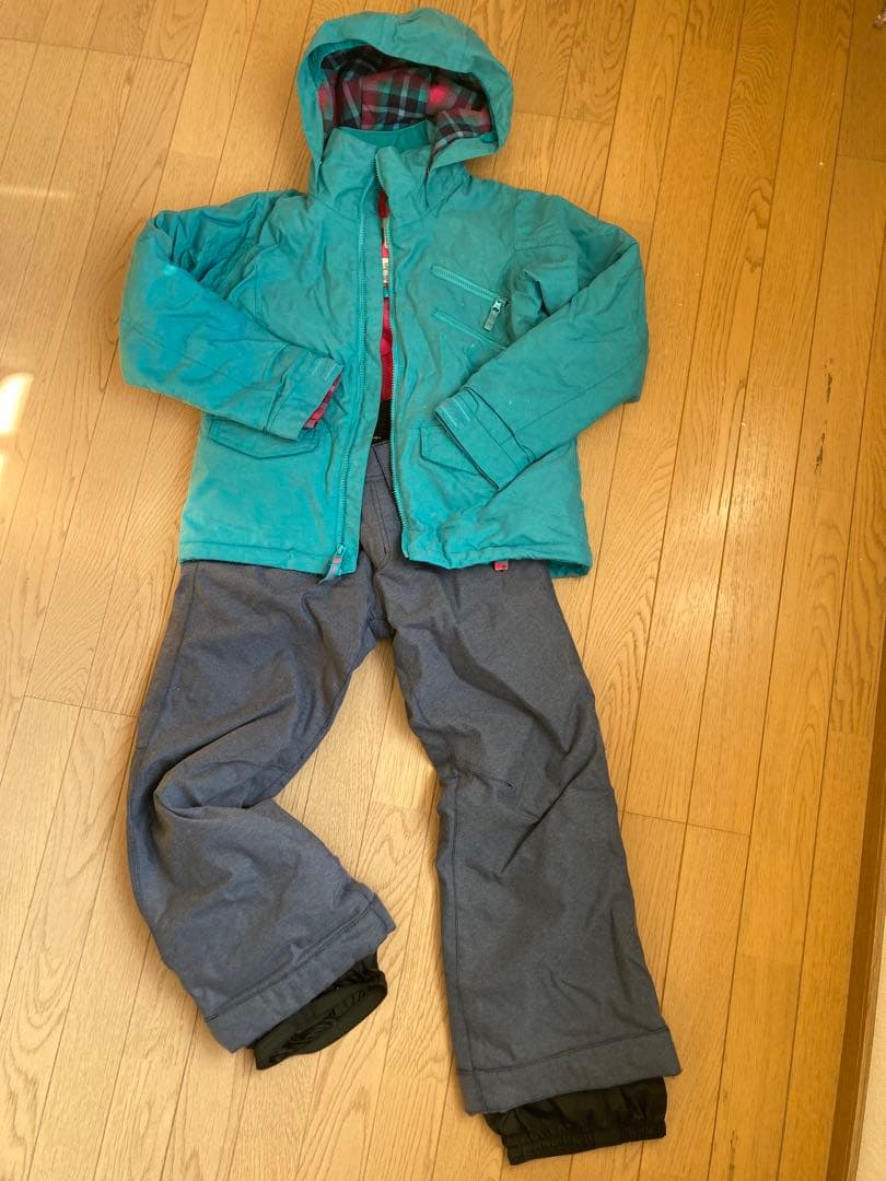 BURTON スノーボードウェア M青・ピンク キッズ