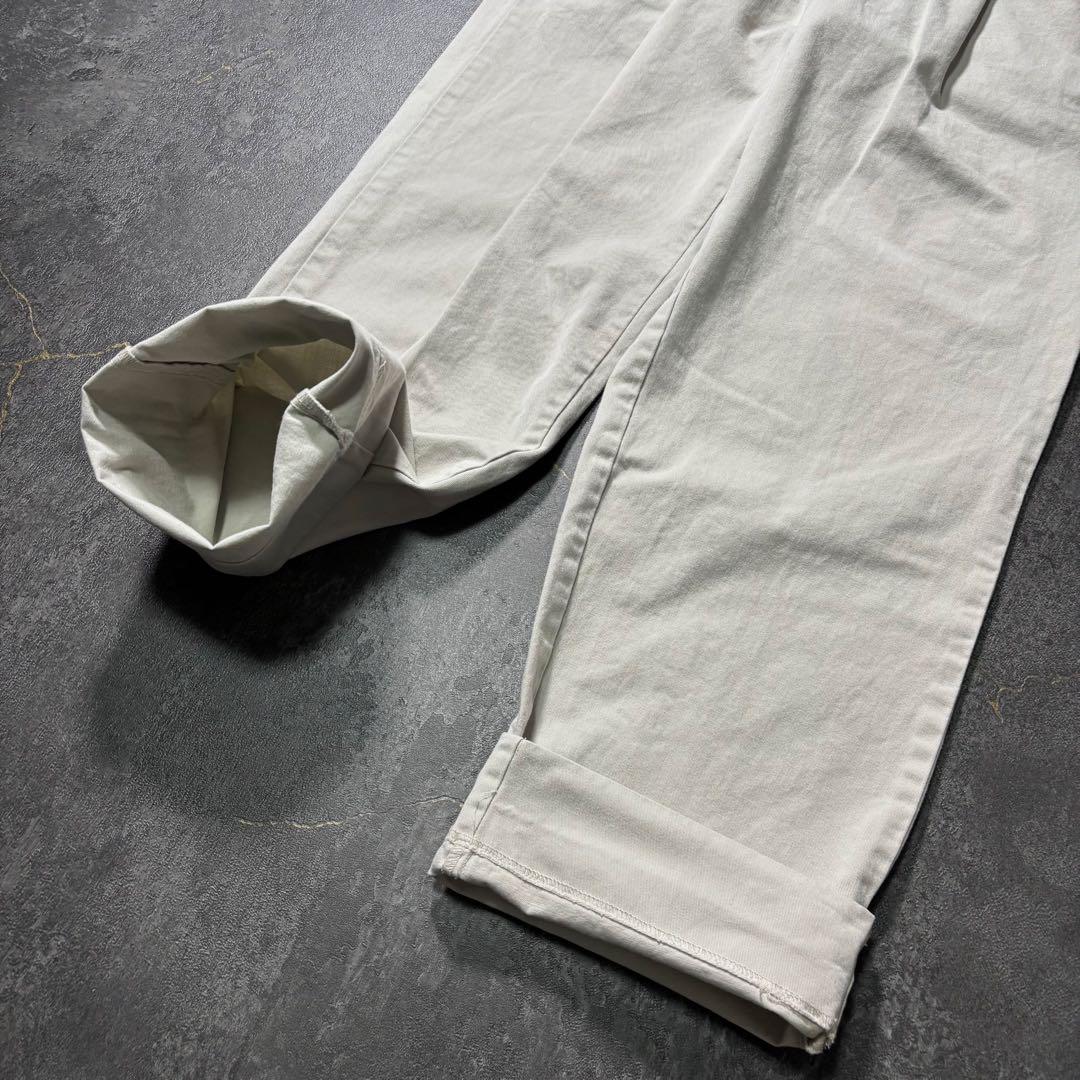 古着PolobyRalphLaurenポロチノパンツホワイトW32L32アメカジ