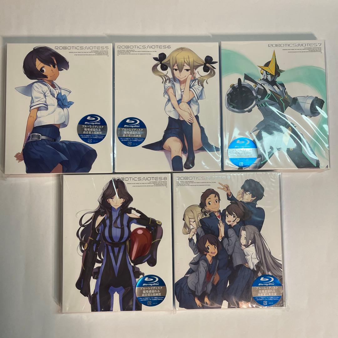 【ディスク未開封】ロボティクスノーツ Blu-ray 限定版 全9巻 BOX付