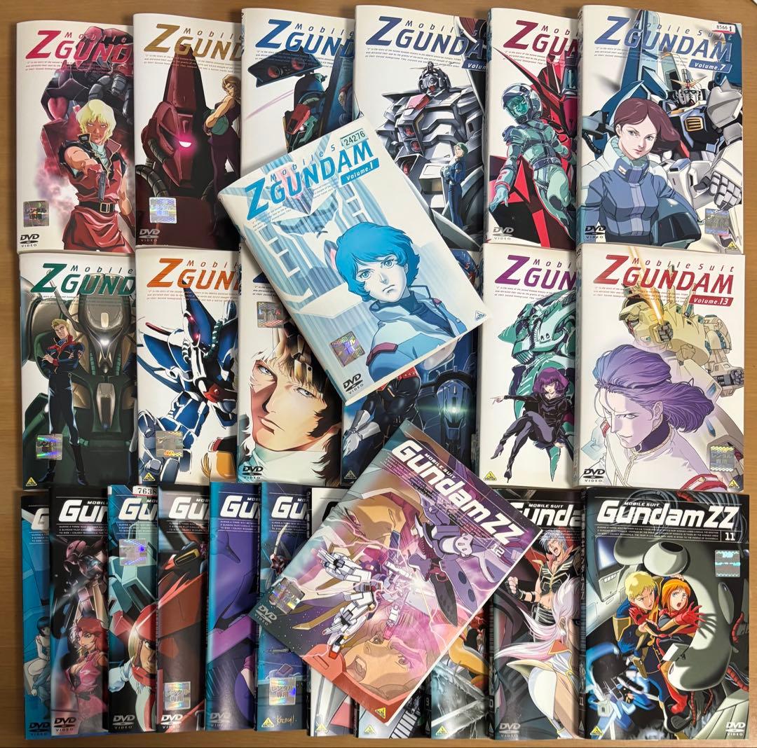 Zガンダム&ガンダムZZ DVD全巻セット
