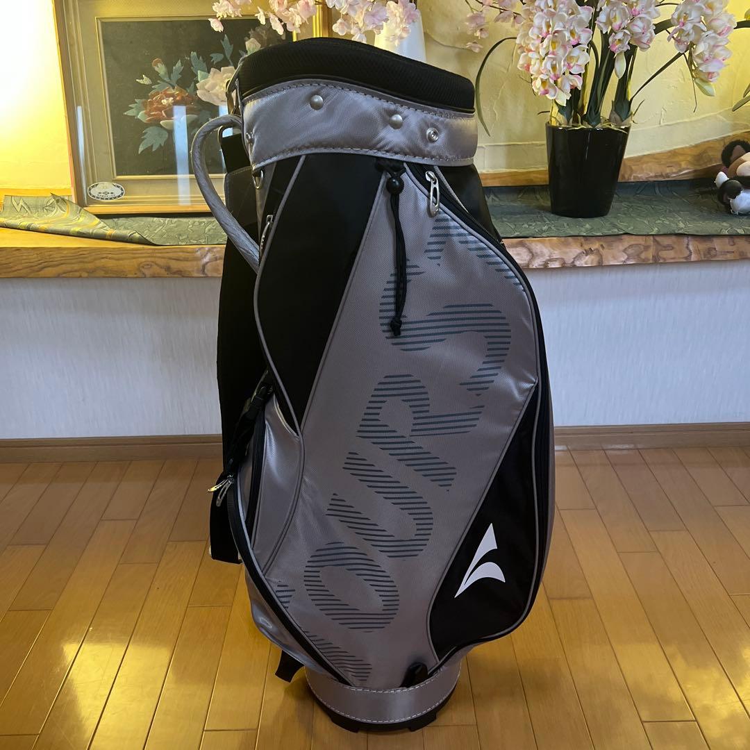 TOUR STAGE キャディバッグ シルバー/ブラック