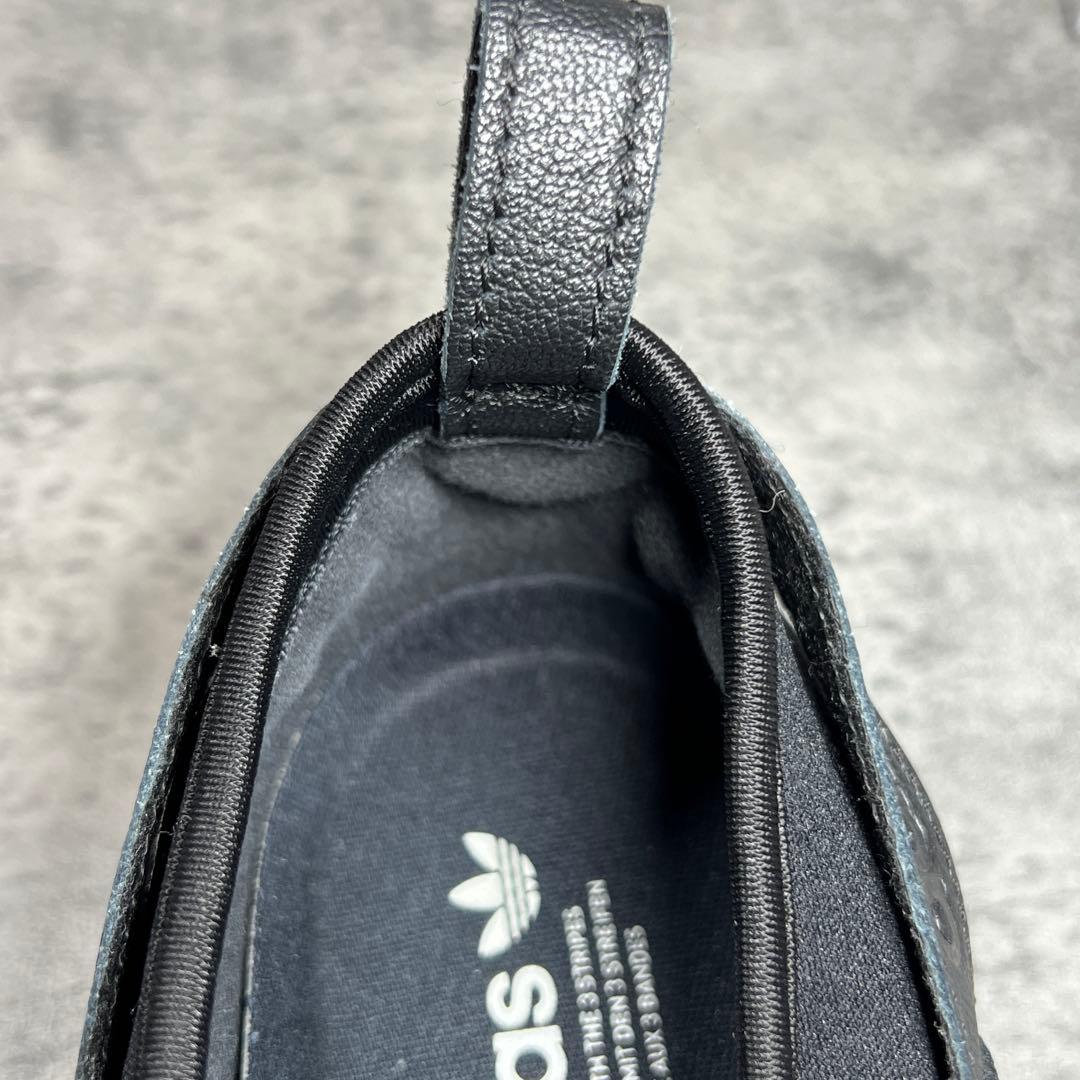 【アディダス】（22.5）スーパースター スリッポン ブラック FW7051